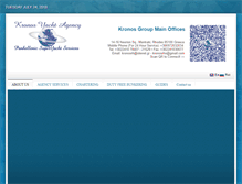 Tablet Screenshot of kronosagency.com